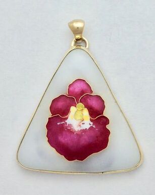 Miltonia Orchid Pendant